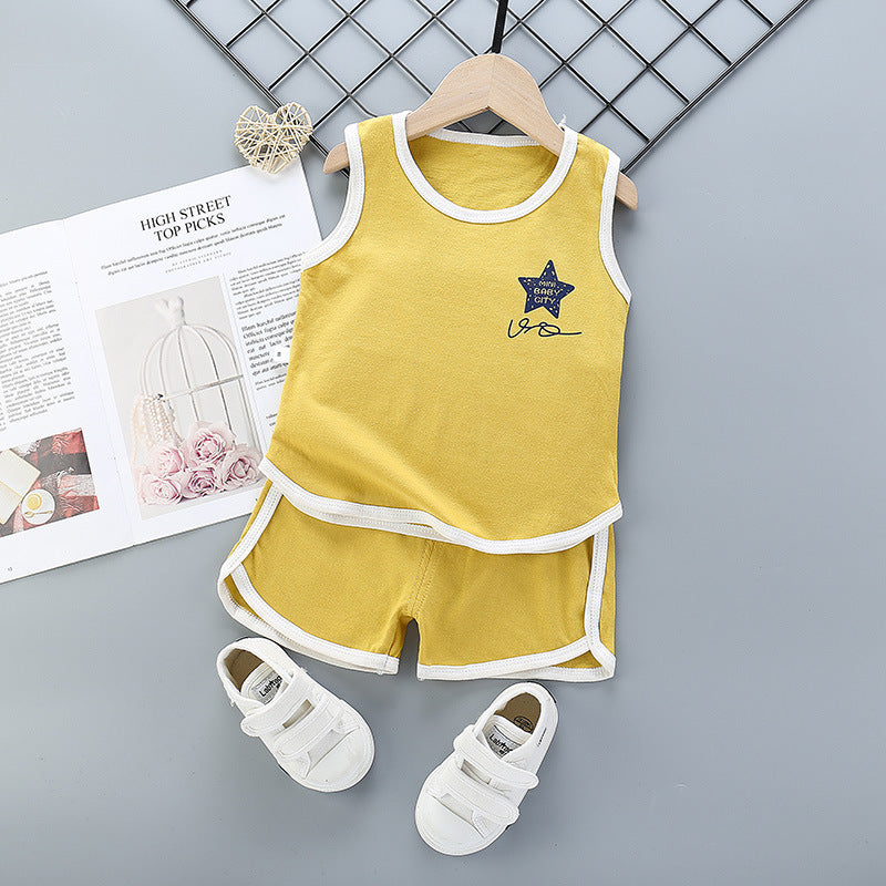 Mädchen Sport-Set aus 100 % Baumwolle – Lässiges & Trendiges Design für Kinder