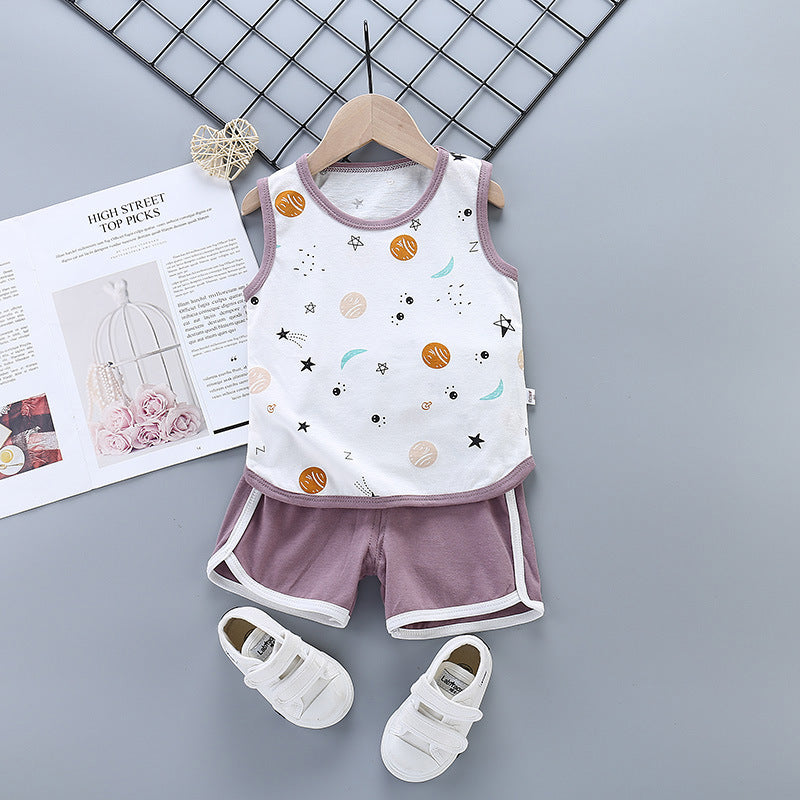 Mädchen Sport-Set aus 100 % Baumwolle – Lässiges & Trendiges Design für Kinder