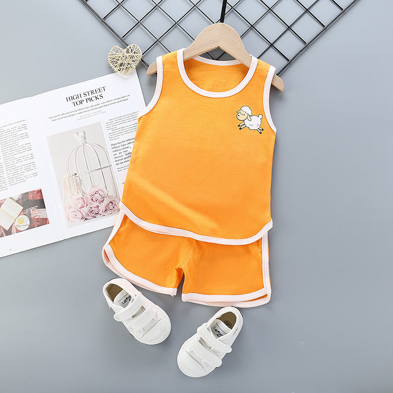 Mädchen Sport-Set aus 100 % Baumwolle – Lässiges & Trendiges Design für Kinder