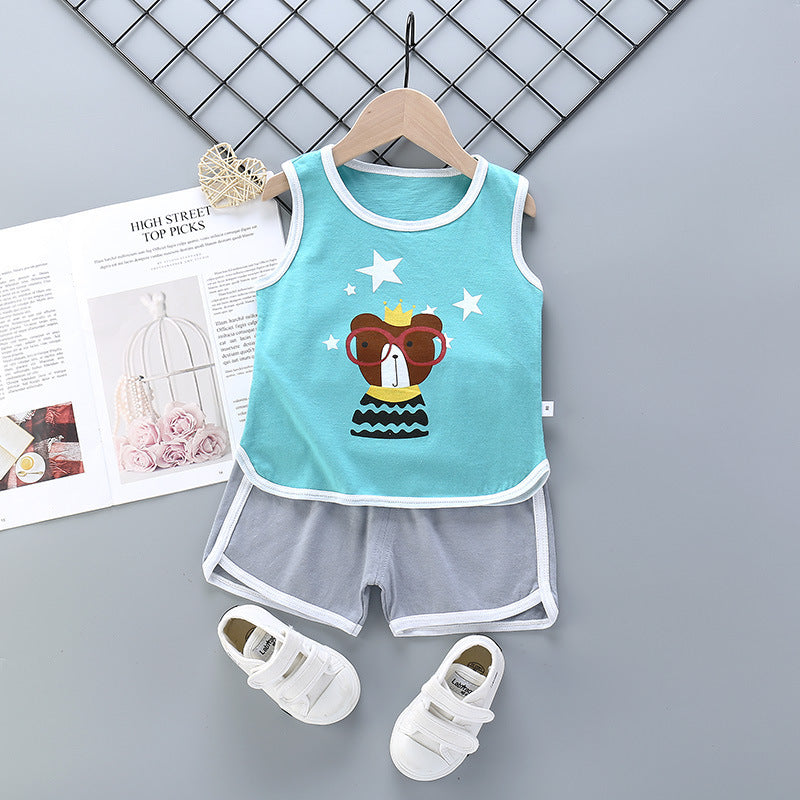 Mädchen Sport-Set aus 100 % Baumwolle – Lässiges & Trendiges Design für Kinder