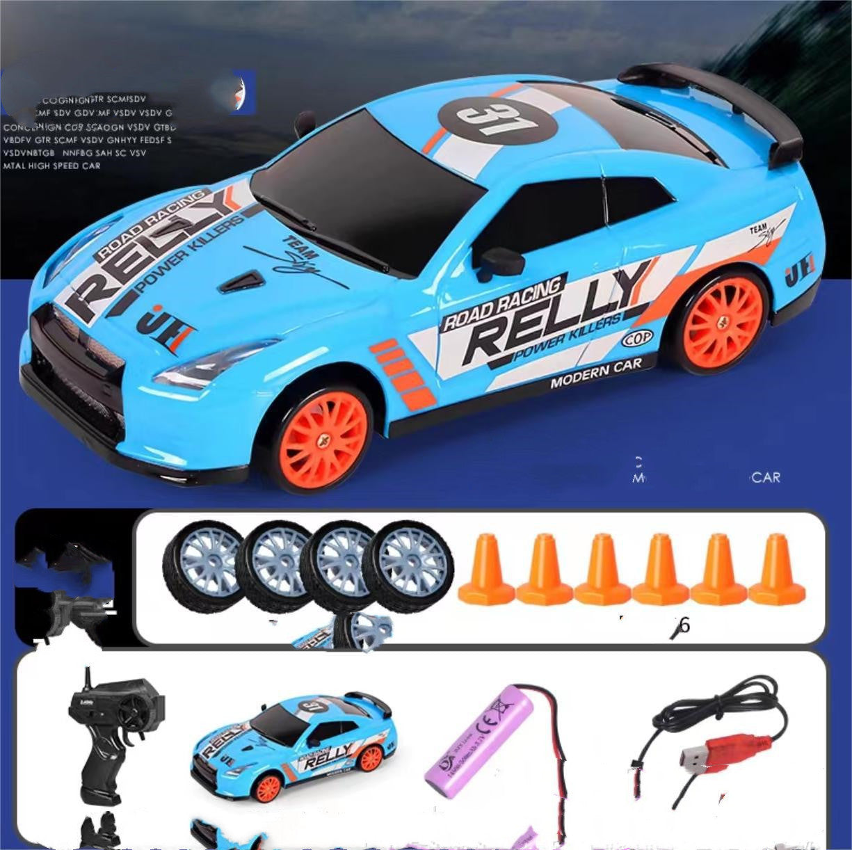 Fernsteuerbares Drift Car Spielzeug, GTR Modell AE86, RC Rennwagen für Kinder – Perfekte Weihnachtsgeschenke