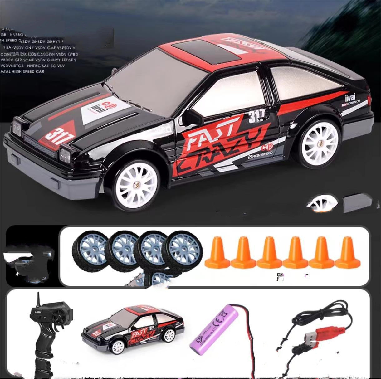 Fernsteuerbares Drift Car Spielzeug, GTR Modell AE86, RC Rennwagen für Kinder – Perfekte Weihnachtsgeschenke